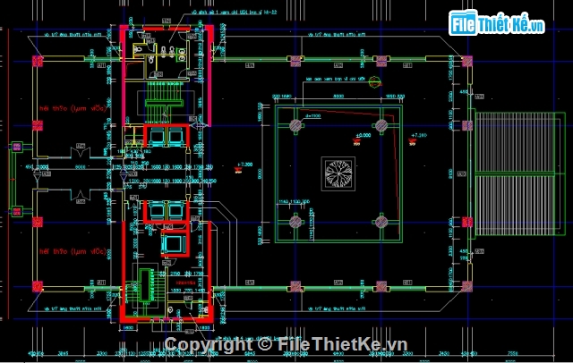 File Auto cad,hồ sơ bản vẽ,bản vẽ khách sạn,khách sạn Hạ Long dream